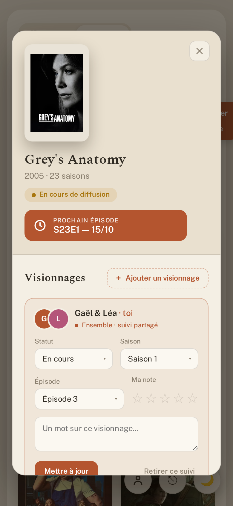 Fiche série